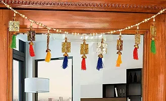 Saugat Traders Door Hanging Toran for Home Decoration -Toran for Main Door-Wedding Decoration (3 Feet, Multicolour)-thumb2