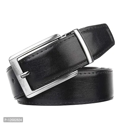 Saugat Traders Men's Reversible Artificial Leather Belt With Turning Buckle (34)-thumb0