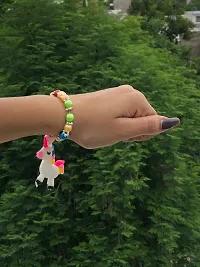 Saugat Traders Unicorn Kids Rakhi with Chocolate -Unicorn Bracelet-Rakhi for Girls Kid-Boys-Pack of 2-thumb1