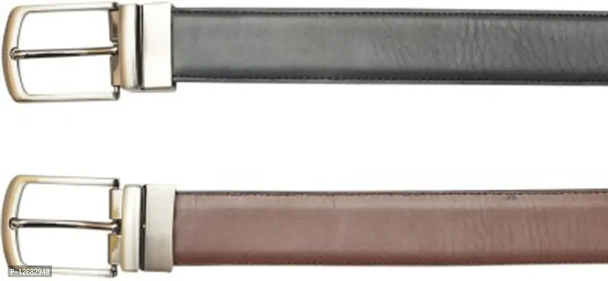 Reversible Formal Black - Brown Men Belt-thumb3