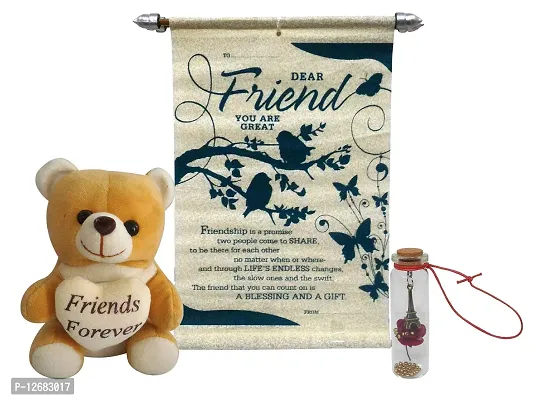 Buy Saugat Traders Friendship Day Gifts For Best Friend - Scroll Card -  Soft Teddy Message Bottle - Best Gift For Your Best Friend Boy - Girl  Online In India At Discounted Prices