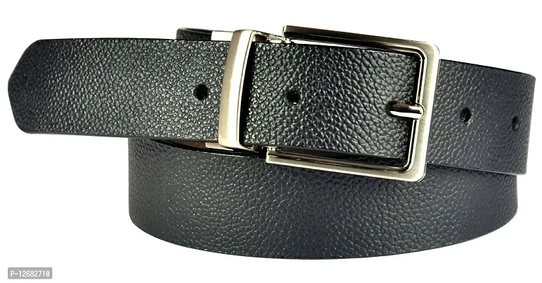 Reversible Genuine Leather Belt For Men-thumb0