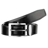 Saugat Traders Men's Reversible Artificial Leather Belt With Turning Buckle (34)-thumb2