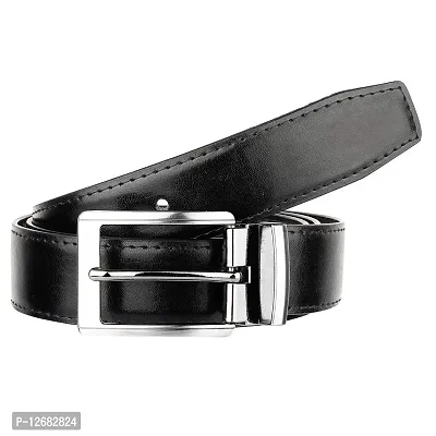Saugat Traders Men's Reversible Artificial Leather Belt With Turning Buckle (34)-thumb3