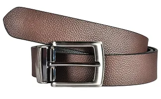 Saugat Traders Men's Leather Belt Formal Reversible Black and Brown - Size 32-thumb1