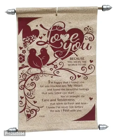 Saugat Traders Love Gifts Combo of Love Scroll Card and Soft Toy Teddy Bear for Girlfriend, Wife, Fiancee-thumb2