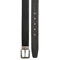 Saugat Traders Men's Reversible Genuine Leather Belt With Buckle (42)-thumb3