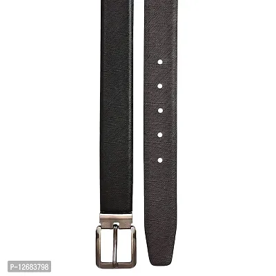 Saugat Traders Men's Reversible Genuine Leather Belt With Buckle (42)-thumb4