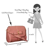 Lookool Handbag for Girls, Women - Messenger/Shoulder Bag - Stylish Trendy Classic Tote Handbag with Zipper Closure (Green)-thumb1