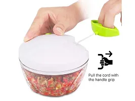 Vegetable chopper 1000ml big size abs strong plastic stainless steel blades-thumb3