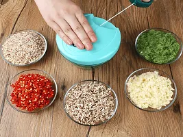 Vegetable chopper 1000ml big size abs strong plastic stainless steel blades-thumb4