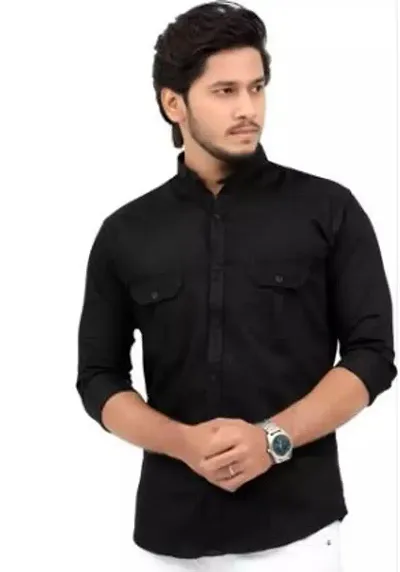 Stylish Regular Fit Cotton Long Sleeves Casual Shirt for Men