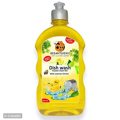 Bee Hygienic Dishwash Liquid Gel 500ml-thumb0