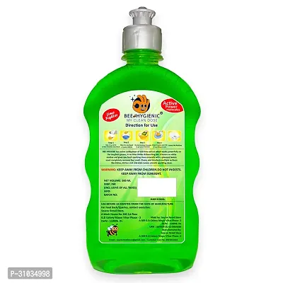 Bee Hygienic Dishwash Liquid Gel Lime Dish Cleaning Gel 500ml-thumb4