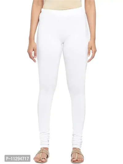 SUPRYIA Fashion Women's Solid Woolen Elastic Churidar Leggings261121_White_XL-thumb0