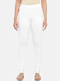 SUPRYIA Fashion Women's Solid Woolen Elastic Churidar Leggings261121_White_XL-thumb4