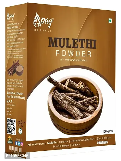 Spag athimathuram mulethi licorice gymnema sylvestre gurmar gudmar sirukurinjan for face eating and hair skin whitening yashtimadhu powder 150 gms