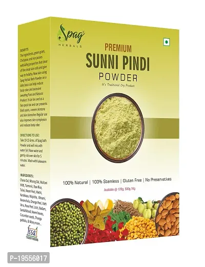 SPAG HERBALS natural sunnipindi bath nalugu pindi tan removal scrub skin face powder 250G