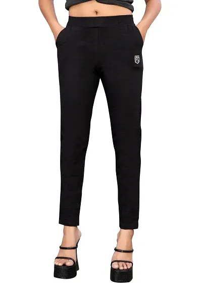 Trendy Women Blend Track Pant