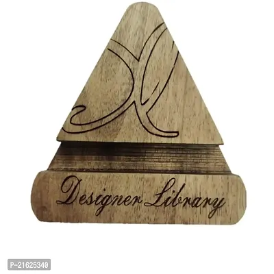 DESIGNER LIBRARY - Name customized Wooden Mobile Stand-thumb0