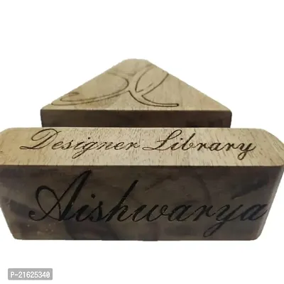 DESIGNER LIBRARY - Name customized Wooden Mobile Stand-thumb2