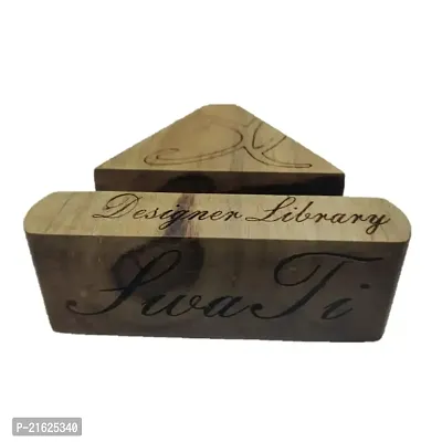 DESIGNER LIBRARY - Name customized Wooden Mobile Stand-thumb3