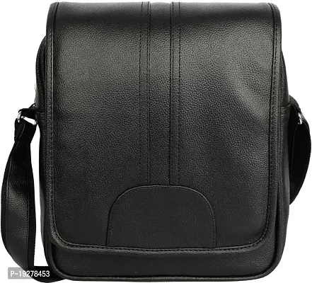 Men  Women Black Messenger Bag - Extra Spacious