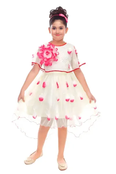 Angel Girls Festive/Party Wear Designer Frock