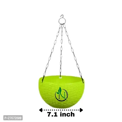 Naturally Green Rattan Hanging Pot/Planter For Indoor