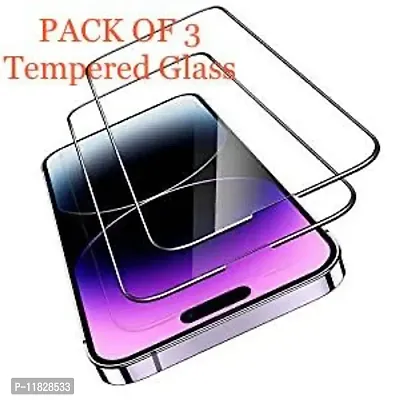 iphone 14/13/13 pro Tempered glass,Gorilla glass(PACK OF 3)-thumb0