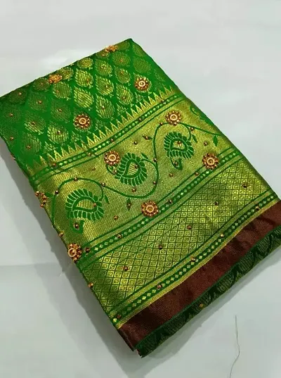 Classic Art Silk Woven Saree With Blouse Piece