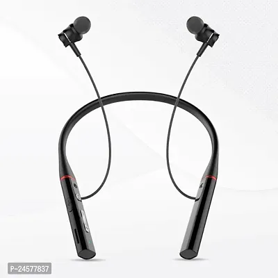 Melody 48 Hrs Battery Backup Bluetooth Neckband with Sound Equalizer Quick Charge and Media Control-thumb0