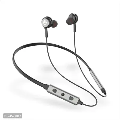 Trendy 24 Hours Battery Backup Bluetooth Neckband with HIFI Sound Wireless Headset-thumb0