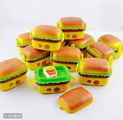 Burger Style Sharpener and Eraser Goody Bag Fillers - Set of 12-thumb0