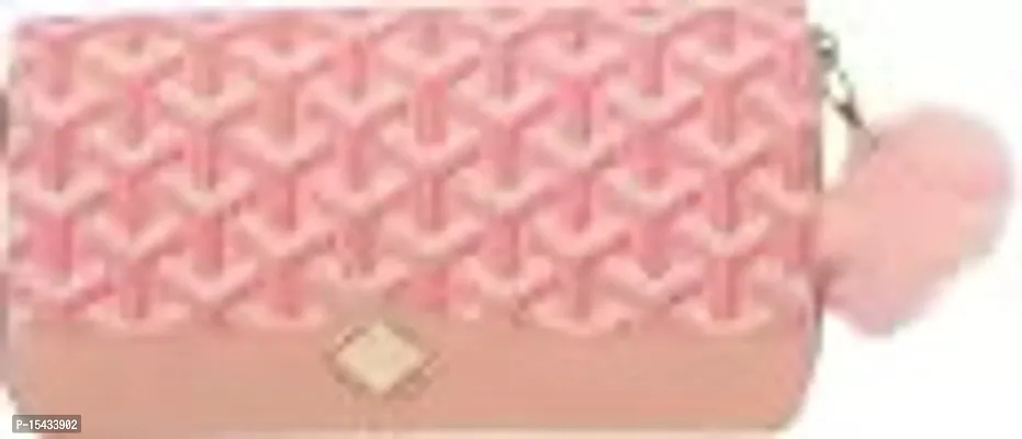 Swastika Stylish Trendy Pink Wallet Casual | Shopping | Office | Parties | Clutch For Womens-thumb0