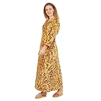 Onekbhalo Women's Woolen Winter Coatswool Nighty Wool Blend Robe/Housecoat/Night Gown 40 Size Multicolor-thumb2