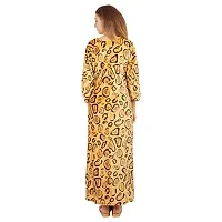 Onekbhalo Women's Woolen Winter Coatswool Nighty Wool Blend Robe/Housecoat/Night Gown 40 Size Multicolor-thumb4