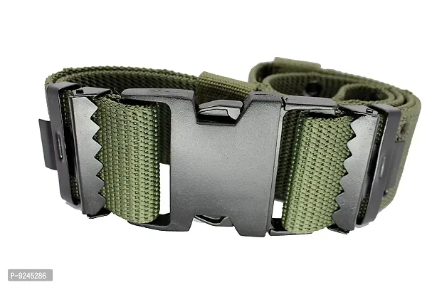 Men's Tactical Belt Nylon Military/Army Style Webbing Belt with Buckle-thumb0