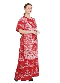 Onekbhalo Women's Cotton Printed Maxi Nighty (Onekbhalo-Jaipuri_Multicolor_XL)-thumb1