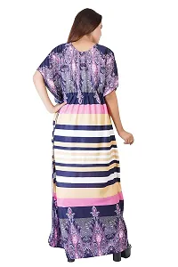 Onekbhalo Women Sarina Floral Maxi Kaftan Nighties Multicolor_Size_XL-thumb2