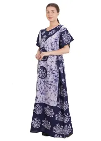 Onekbhalo Women's Cotton Kaftan Floral Maxi Nighty-thumb3