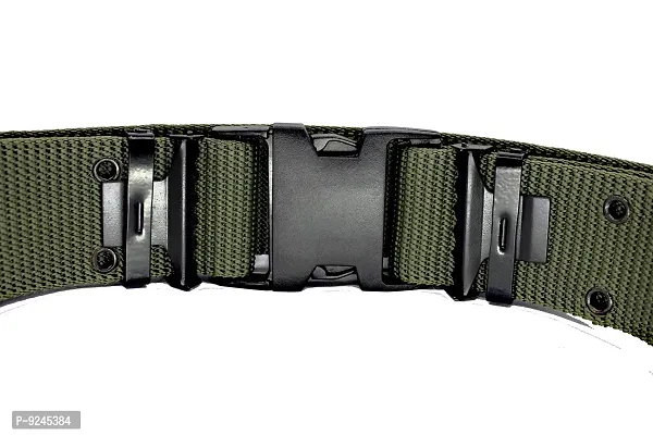 Onekbhalo Men's Tactical Belt Nylon Military/Army Style Webbing Belt with Buckle (Style3)-thumb2