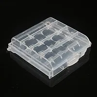SYGA Set of 10 Plastic Portable AA/AAA 4 Cell Battery Case/Holder Battery Container-thumb4