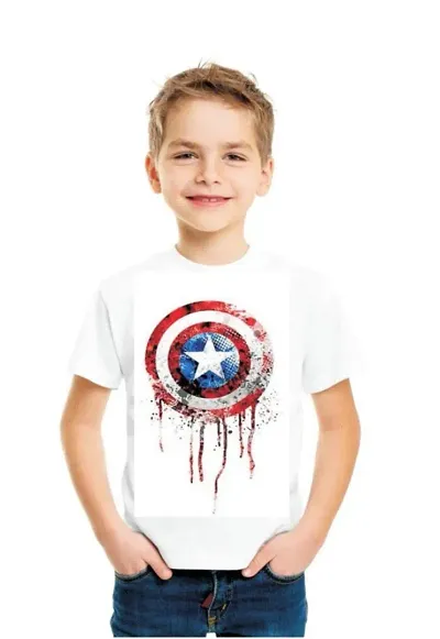 Boys Character Printed Polyester T-Shirt