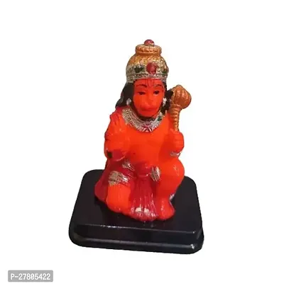 Small Hanuman Ji Ki Murti in Blessing Posture with Gada Sitting Lord