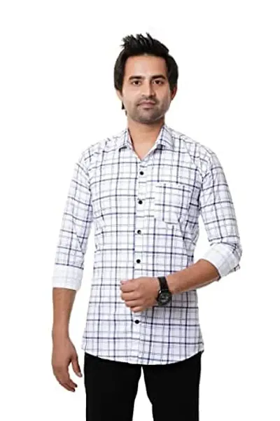 Reliable Checked Long Sleeves Casual Shirts For Men