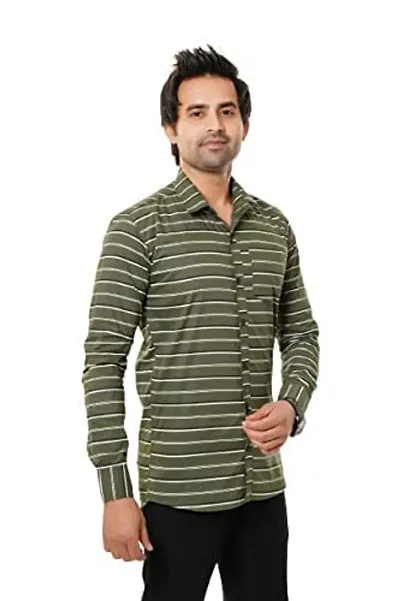 Reliable Striped Long Sleeves Casual Shirts For Men