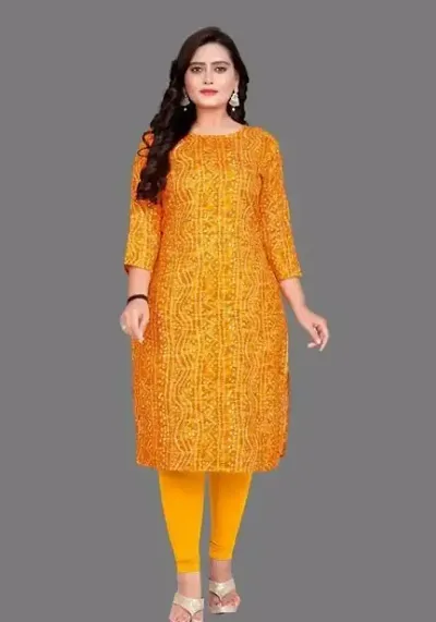 Elegant Printed Cotton Blend Kurta