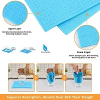 Cellulose Sponge for Kitchen,Absorbent Dish Rag Cleaning Sponge Wipe Scrub Sponge (Regular, Pack of 10)-thumb2