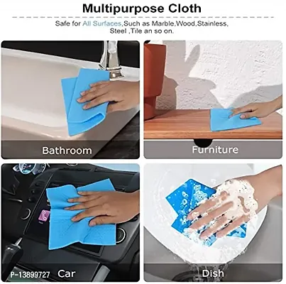 Cellulose Sponge for Kitchen,Absorbent Dish Rag Cleaning Sponge Wipe Scrub Sponge (Regular, Pack of 5)-thumb2